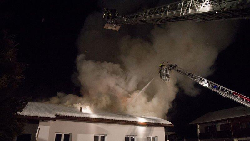 Wohnhaus in Brand