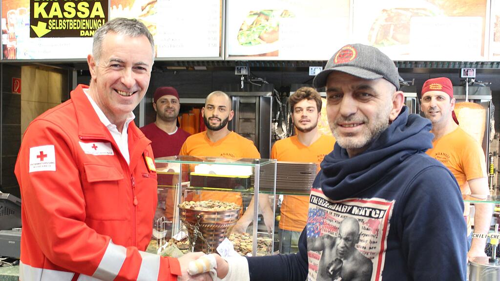 Anton Holzer (links) mit Ince Mehmet.