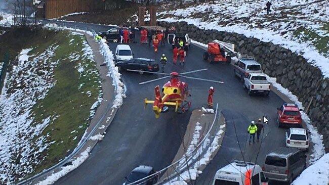 Der Unfall ereignete sich in Kaprun in der Kesselfallstraße.