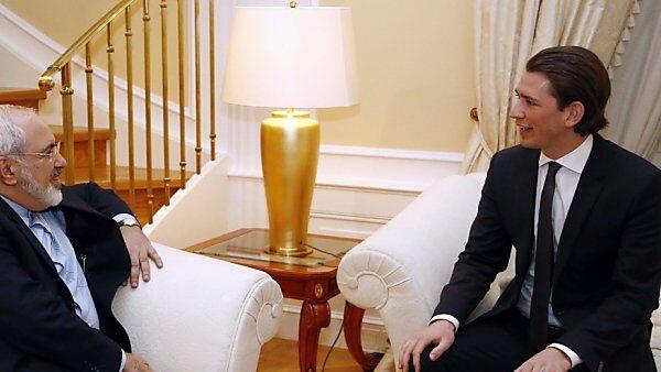 Kurz und Zarif kennen einander aus Wien