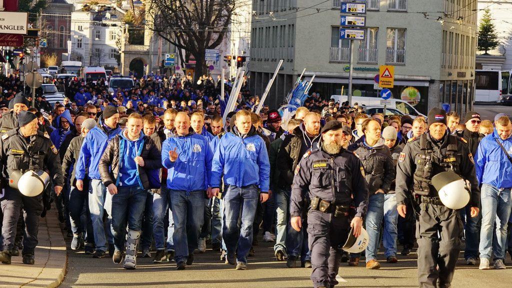 Schalke-Fans in Salzburg