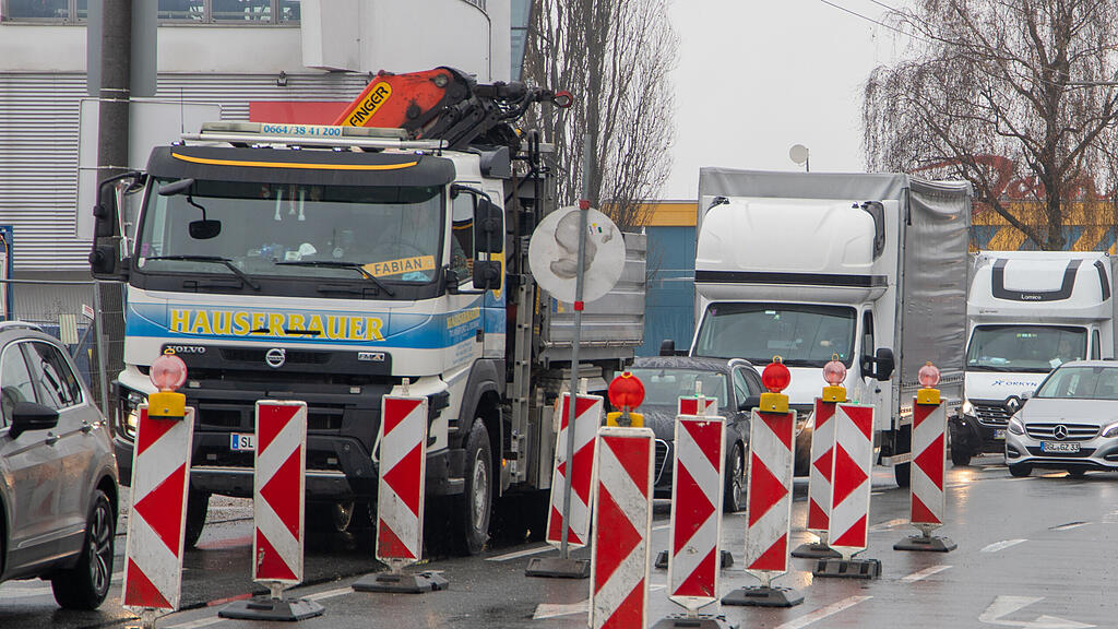 Stau Münchner Bundesstraße