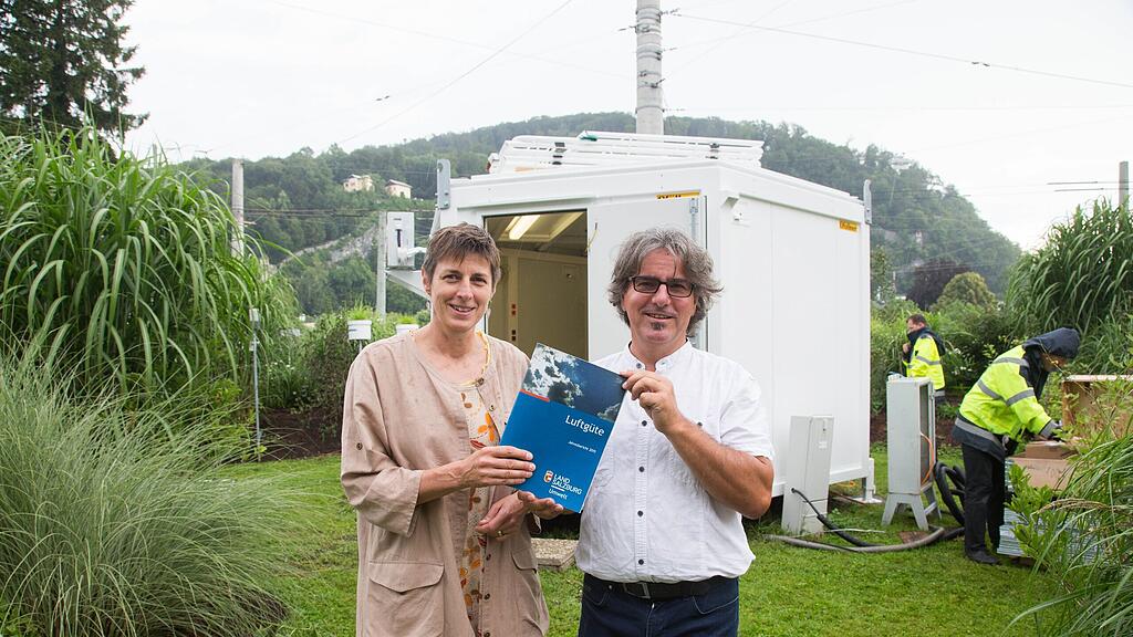 LH-Stv. Astrid Rössler und Alexander Kranabetter.