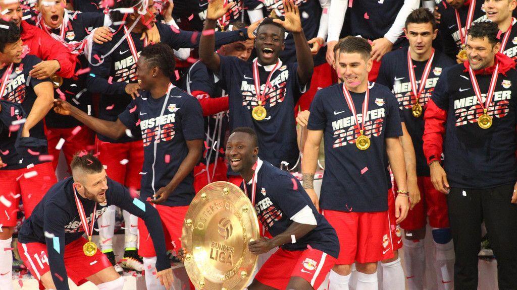 Meisterfeier von Red Bull Salzburg