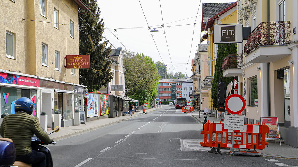 Bauarbeiten Maxglaner Hauptstraße