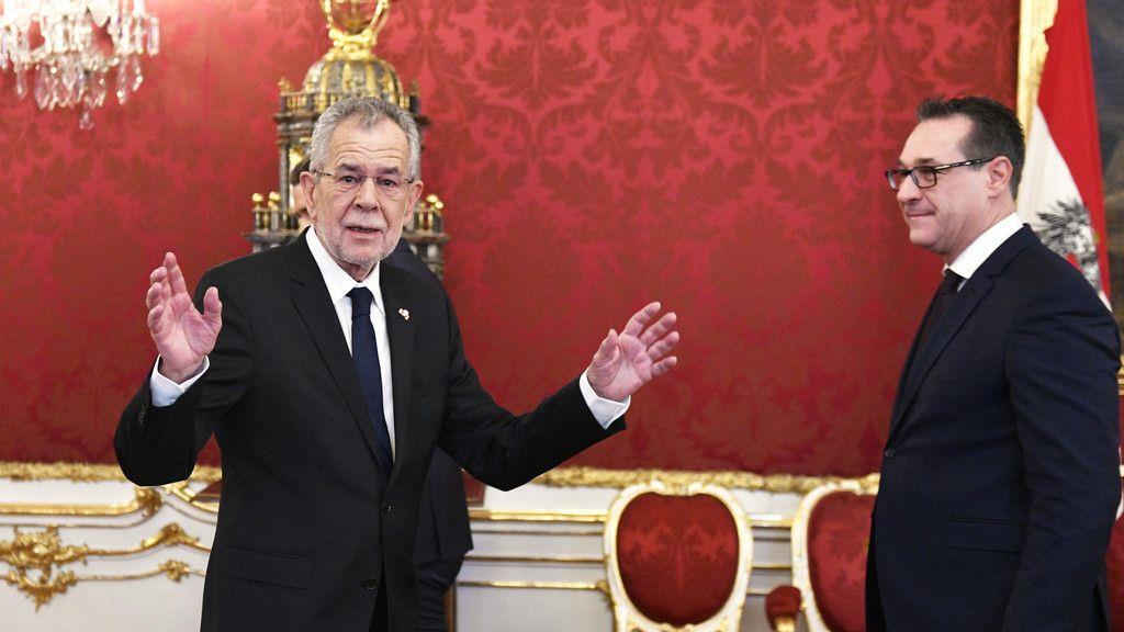 Van der Bellen empfängt Kurz und Strache
