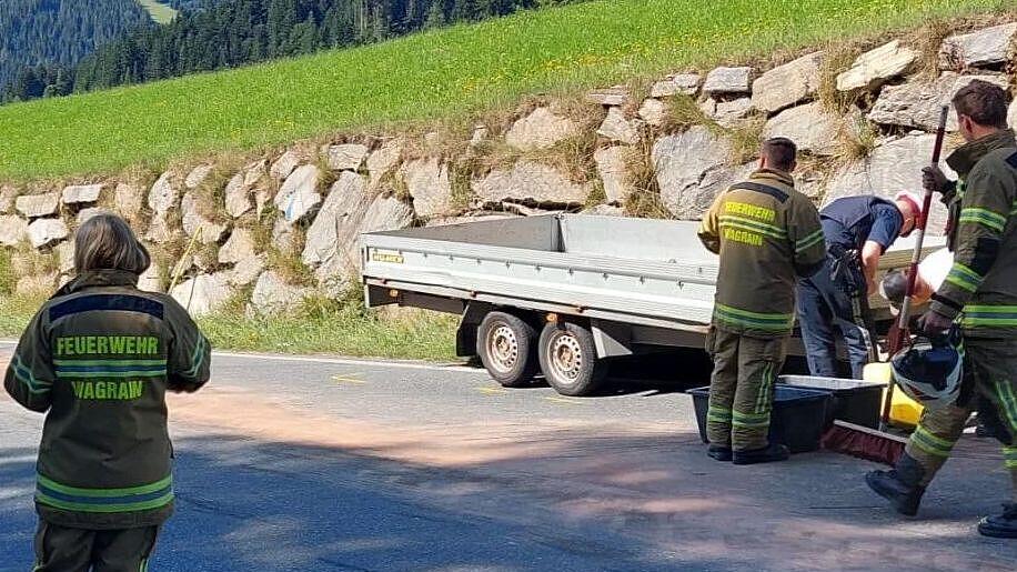 Unfall Anhänger Wagrain