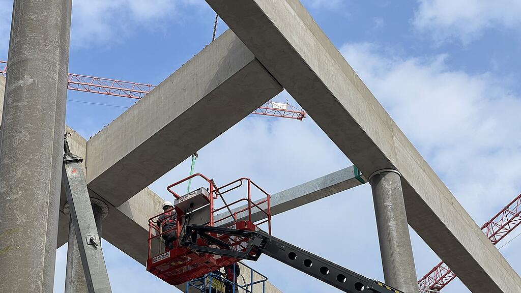 Baustelle Landesdienstleistungszentrum