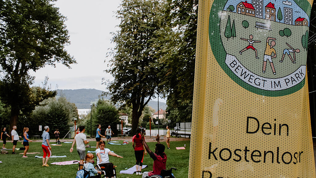 Bewegt im Park, Inklusives Training, Sportunion