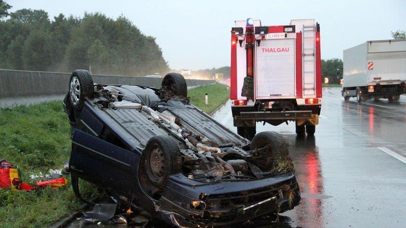Pkw-Überschlag auf A1