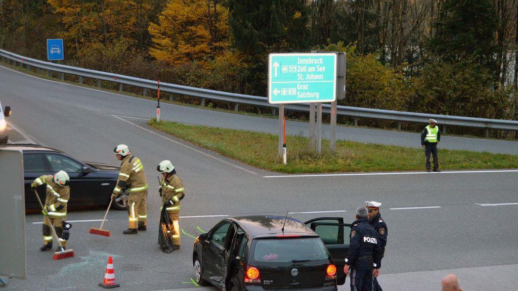 B311: Unfall am Knoten Pongau