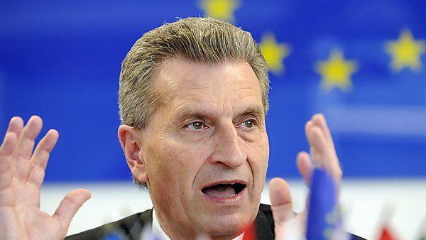 Oettinger derzeit für Energiefragen verantwortlich