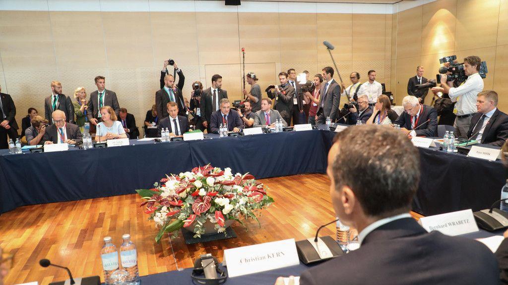 Pressekonferenz in Salzburg