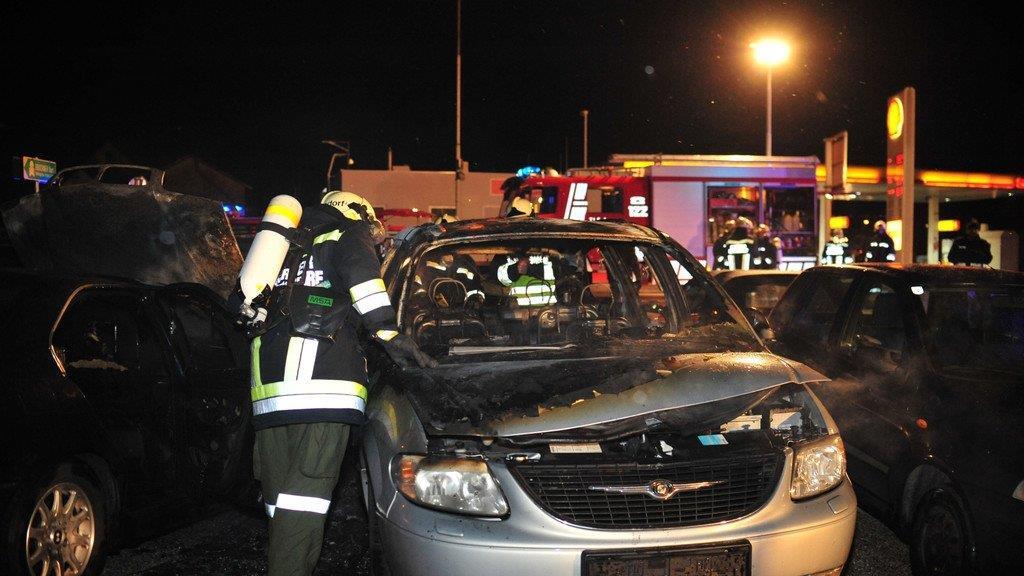 KFZ-Brand in Haid