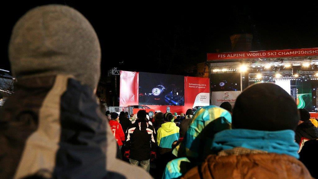 Promis bei Ski-WM-Eröffnung