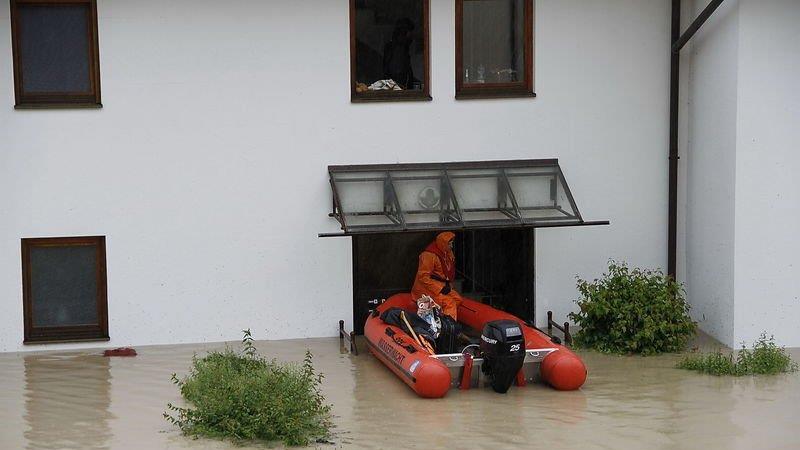 Evakuierung in Freilassing