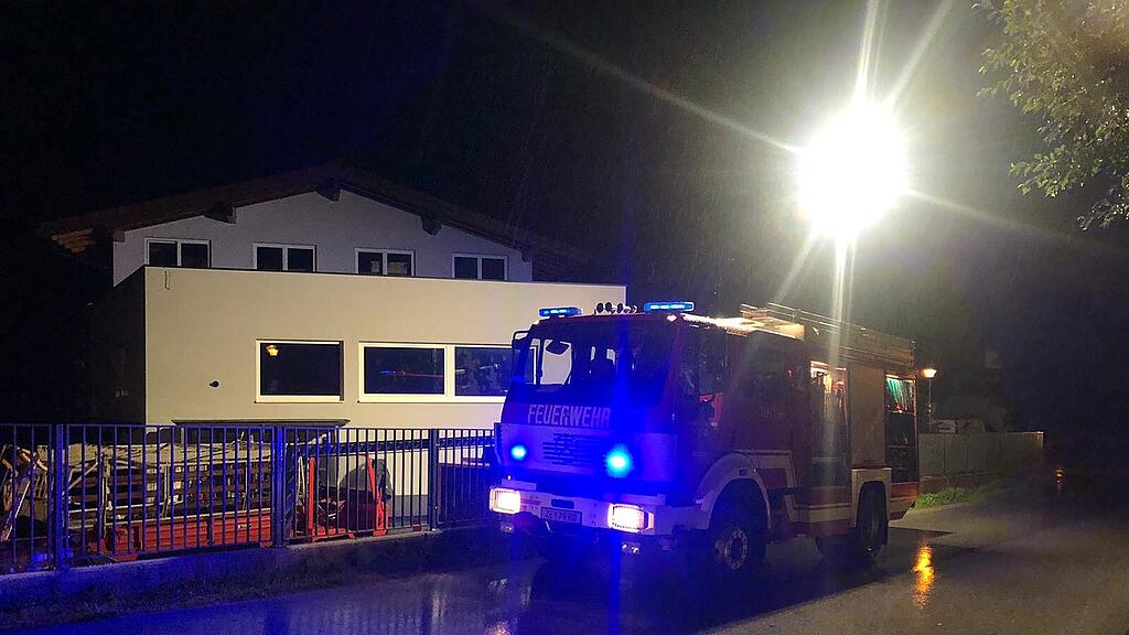 Hochwasser. Starkregen