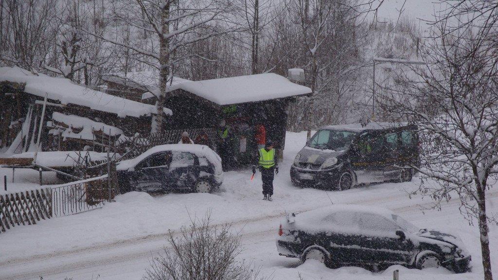 Schnee: Crash in Ebenau