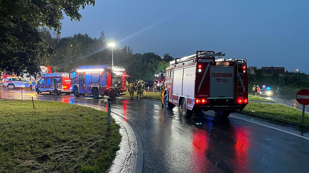 Unfall mit mehreren Verletzten in Bergheim