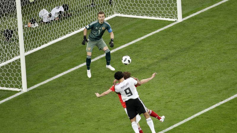 Fußball-WM: Russland - Ägypten 3:1