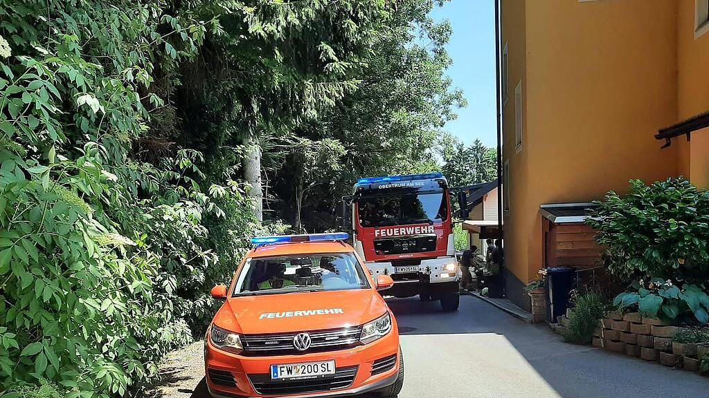 Brand Wäschetrockner Obertrum