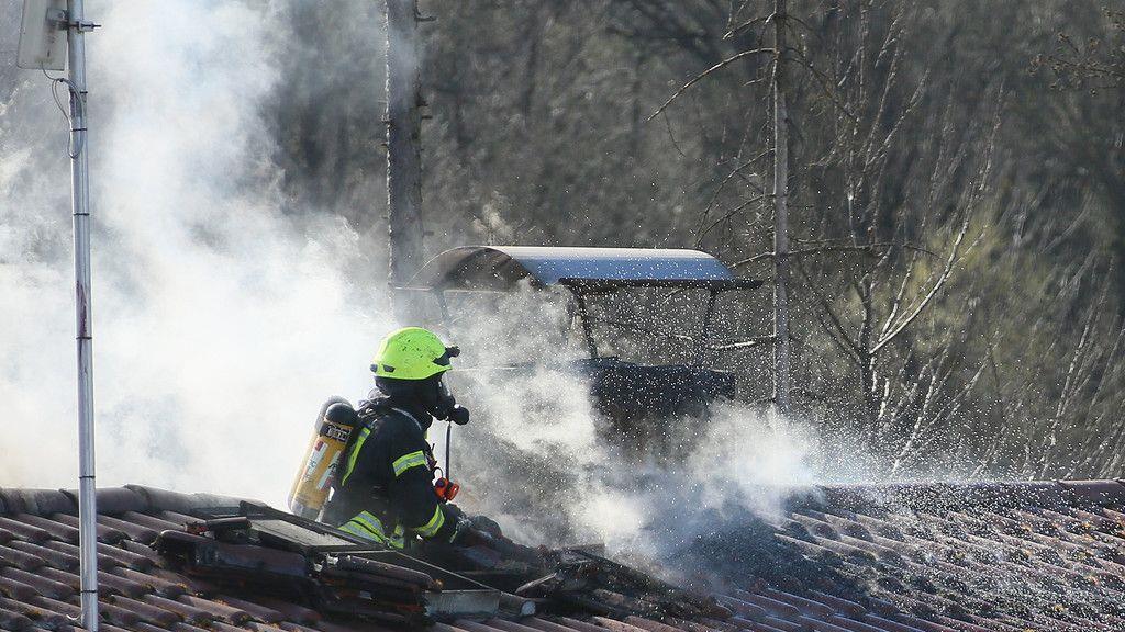 Dachstuhlbrand in Marzoll