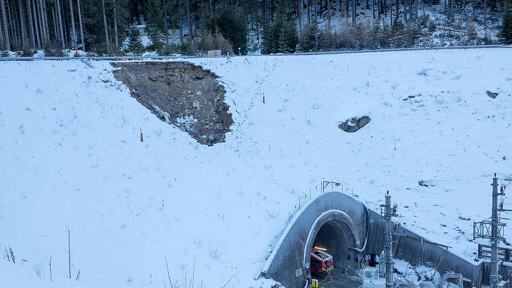 Einsturz im ÖBB-Tauerntunnel