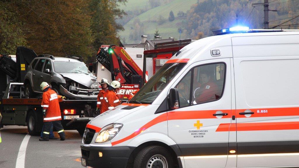 Crash in Bischofshofen