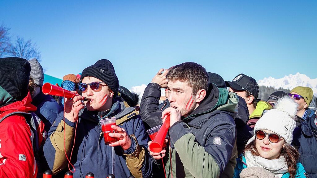 Die Stimmung beim 84. Hahnenkamm-Rennen!