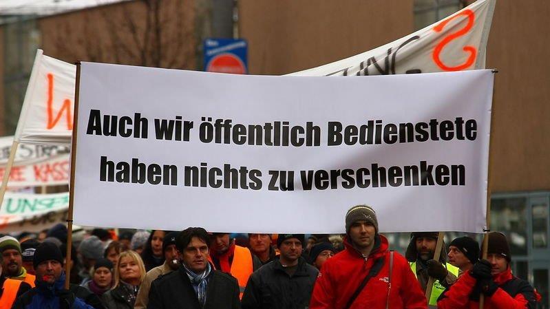 Großdemo der Beamten