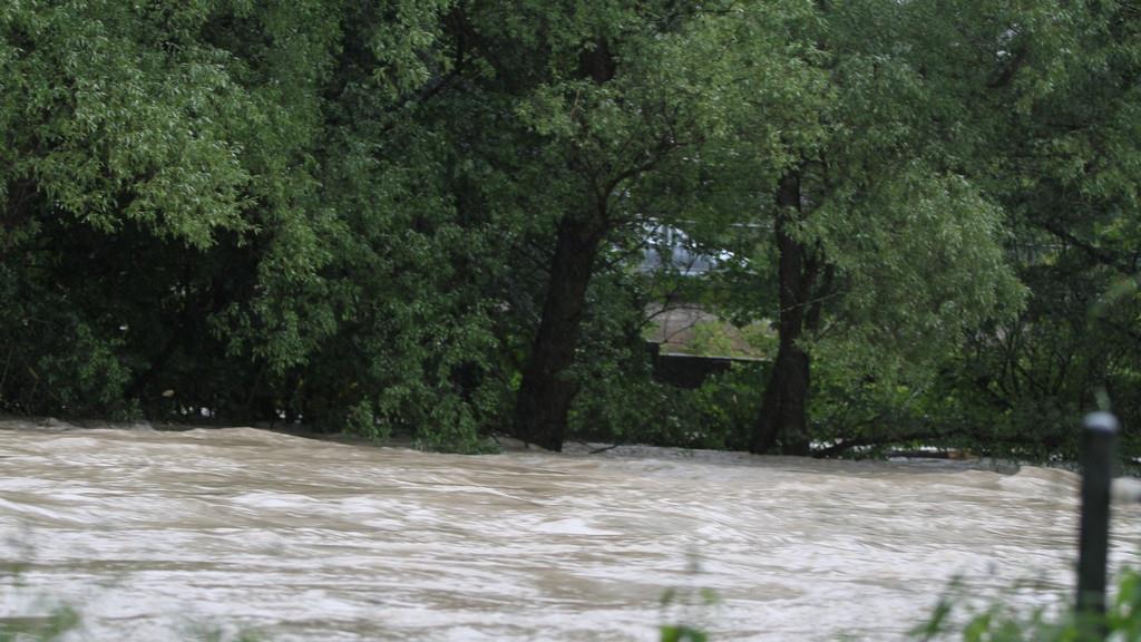 Hochwasser in Trostberg