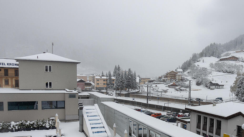 Wintereinbruch in Bad Gastein
