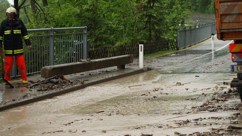 Hochwasser Mondsee/Attersee