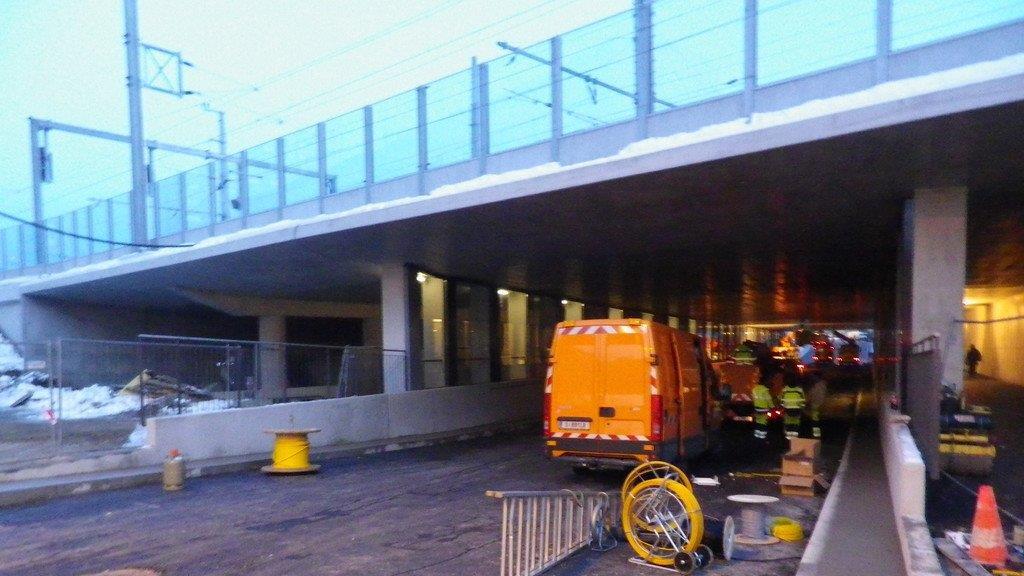 Letzte Arbeiten am Nelböckviadukt
