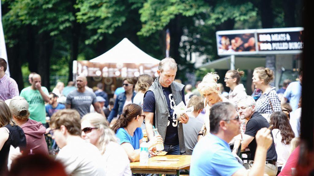 Street Food Festival im Volksgarten