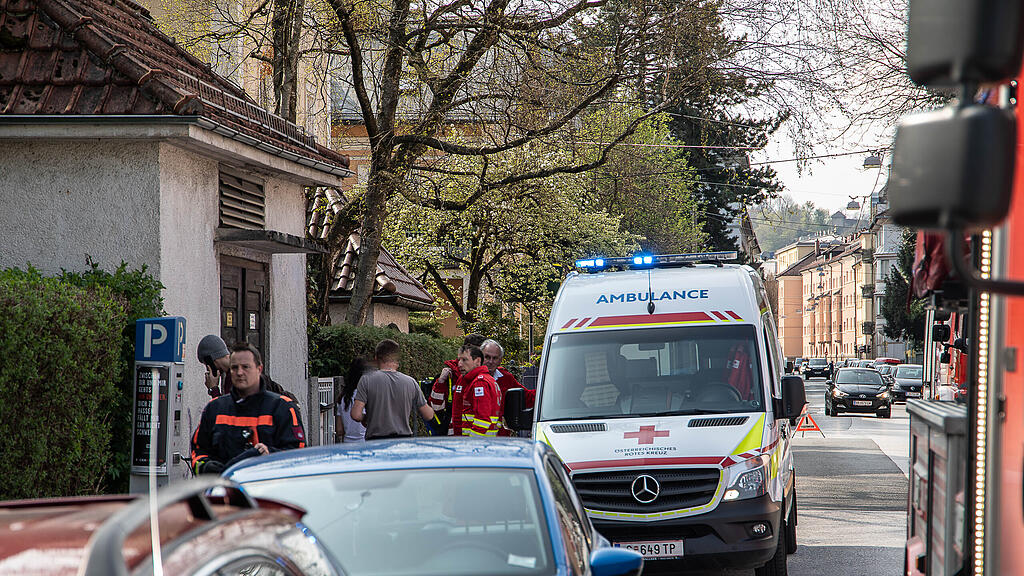 Kellerbrand, Plainstraße, Feuerwehr