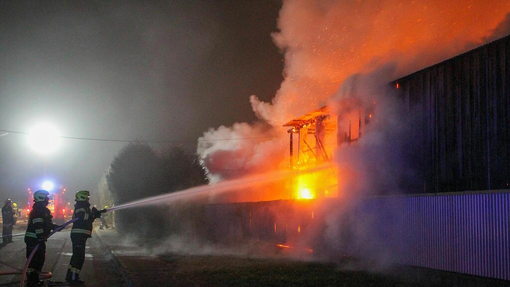 Burgenland Sägewerk Brand