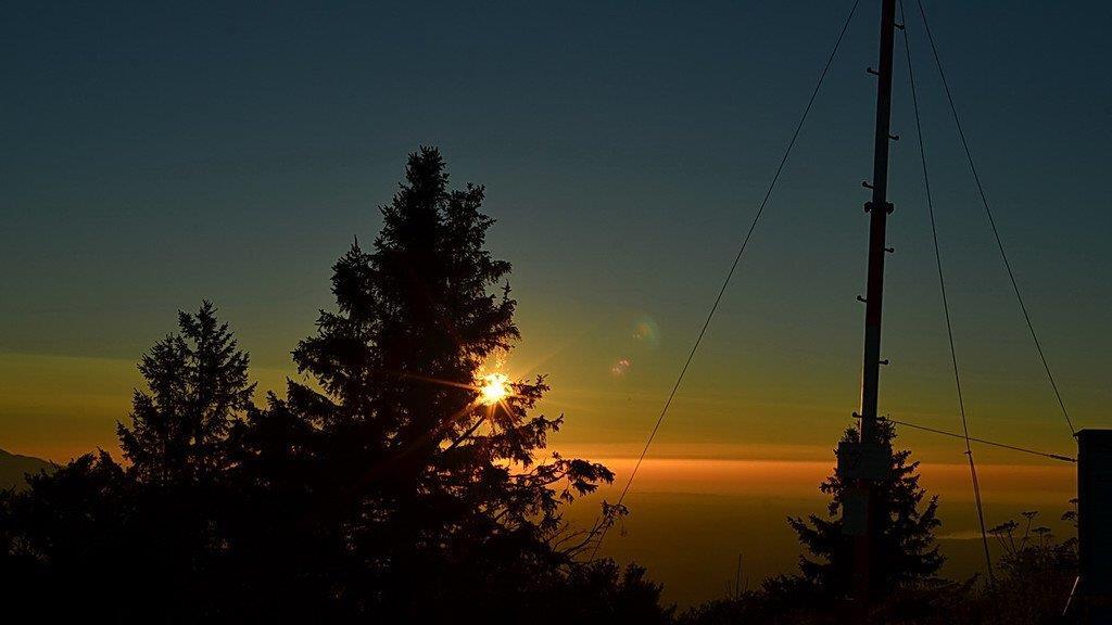Traum-Sonnenuntergang