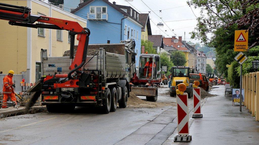 Arbeiten in der Haunspergstraße