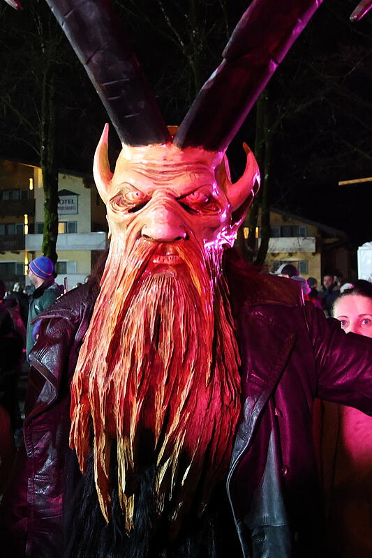 St. Leonhard Krampus-Show beim Untersberg