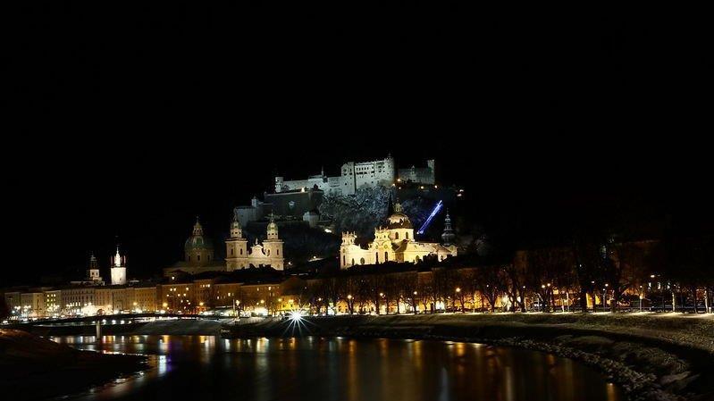 Salzburg bei Nacht