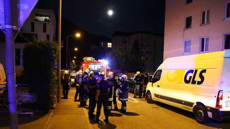 Verletzte bei Kellerbrand