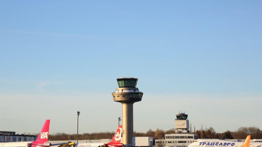 Viel los am Flughafen