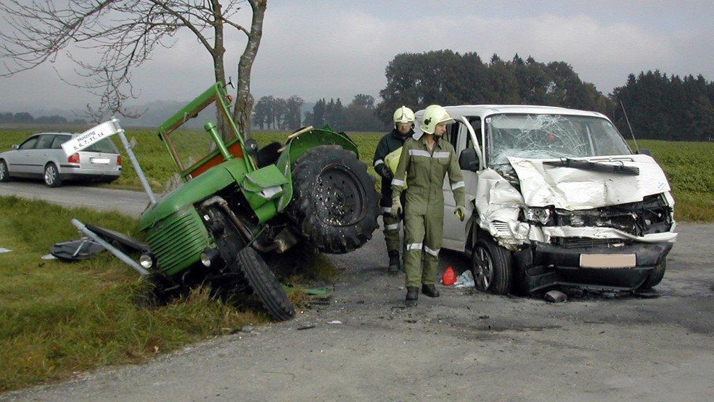 Traktorunfall in Taufkirchen