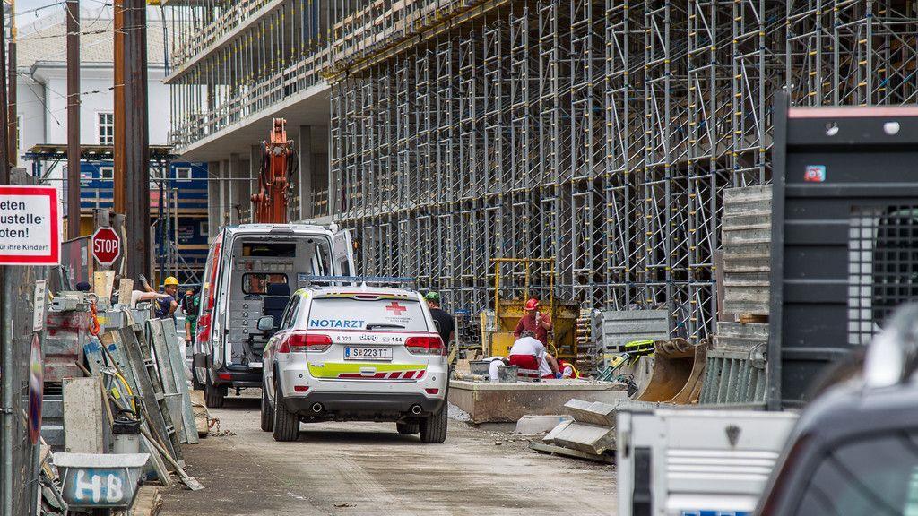 Tödlicher Absturz auf Baustelle in Salzburg
