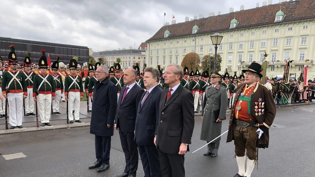 Salzburger Schützen in Wien