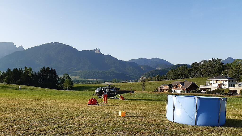 Strobl, Waldbrand