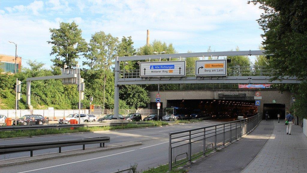 Leere Straßen in München
