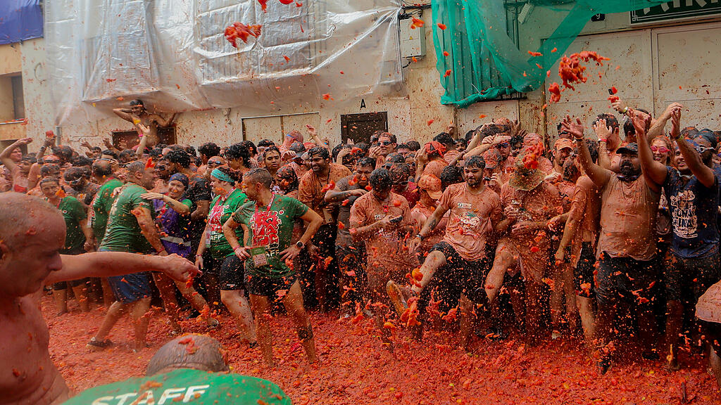 Tomatenschlacht in Valencia