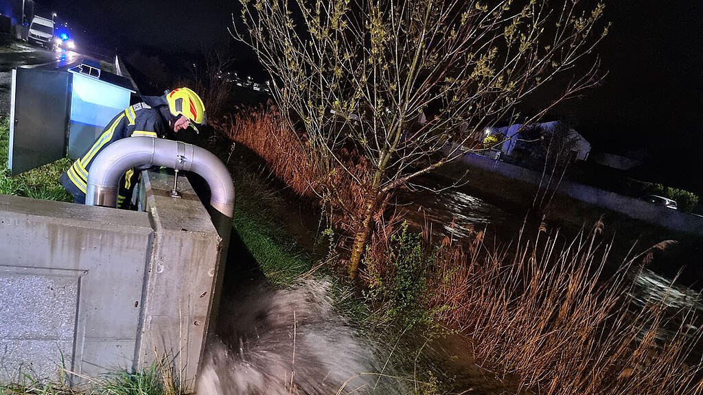 Starkregen: Feuerwehreinsätze in NÖ